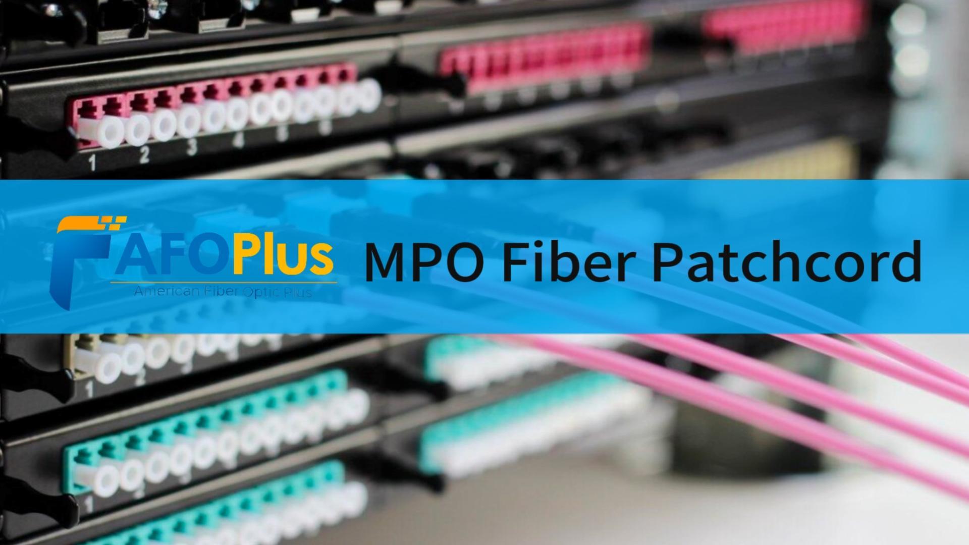 MPO OM4 Fiber patch cord