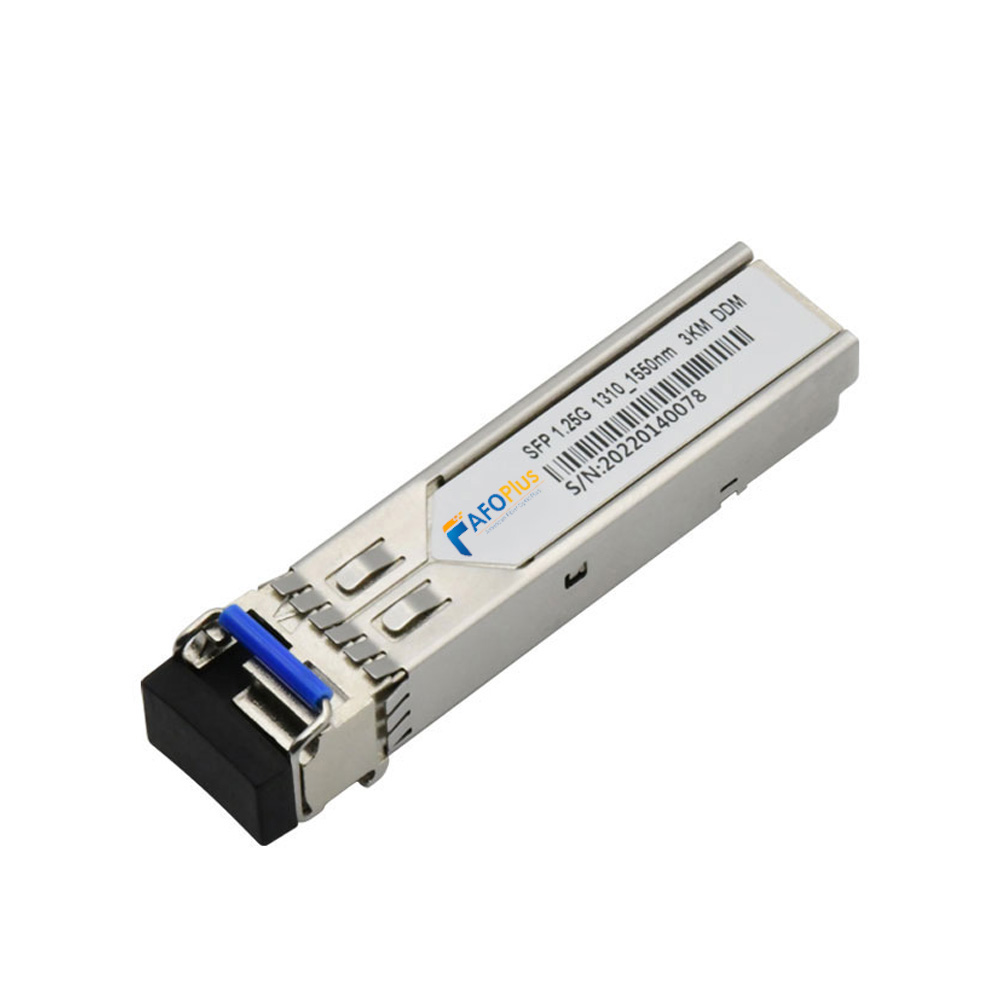 Fiber Optical Transceiver|Optical Module Cisco Compatible 1.25G SFP BiDi TX1550nm RX1310nm 3km LC/UPC Single Mode