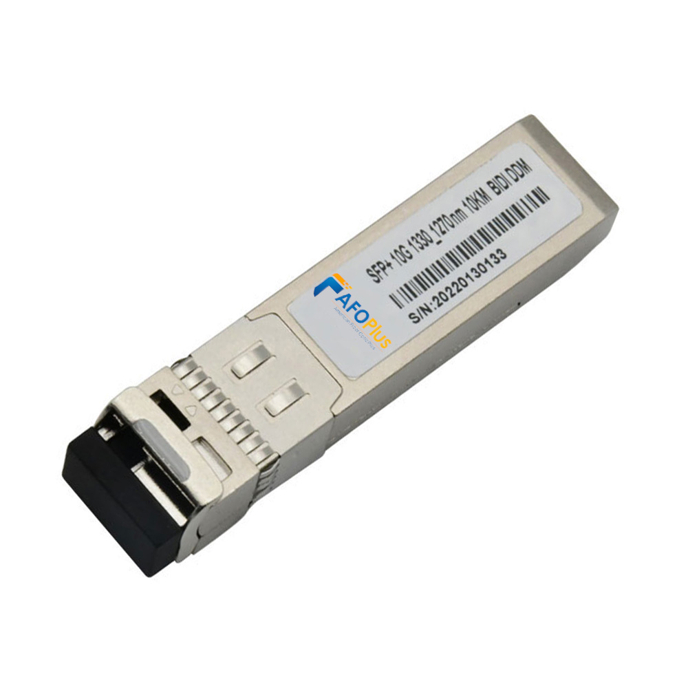 Fiber Optical Transceiver|Optical Module Cisco Compatible 10G SFP+ BiDi TX1330nm RX1270nm 10km LC/UPC Single Mode
