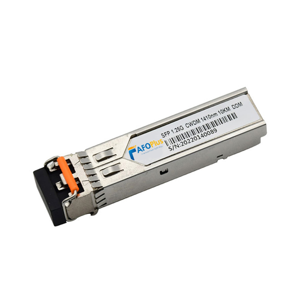 Fiber Optical Transceiver|Optical Module Cisco Compatible CWDM 1.25G SFP 1410nm 10km Duplex LC/UPC Single Mode