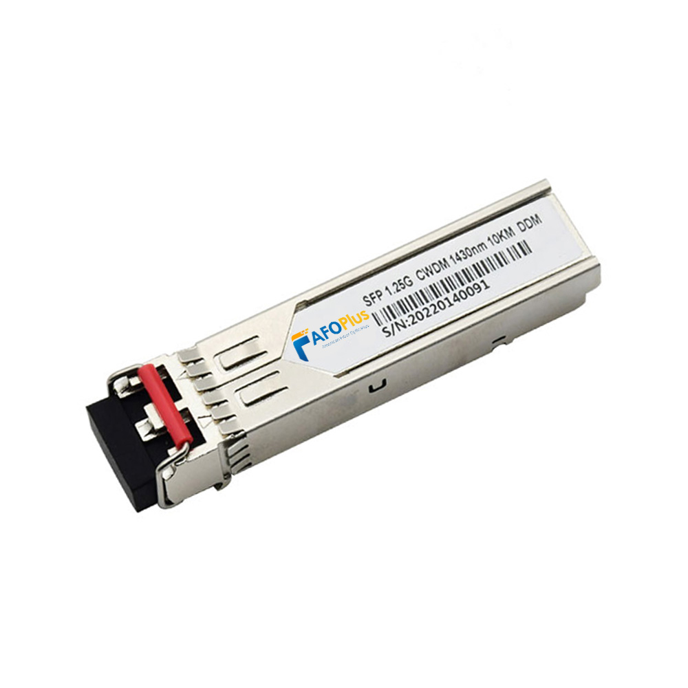 Fiber Optical Transceiver|Optical Module Cisco Compatible CWDM 1.25G SFP 1430nm 10km Duplex LC/UPC Single Mode