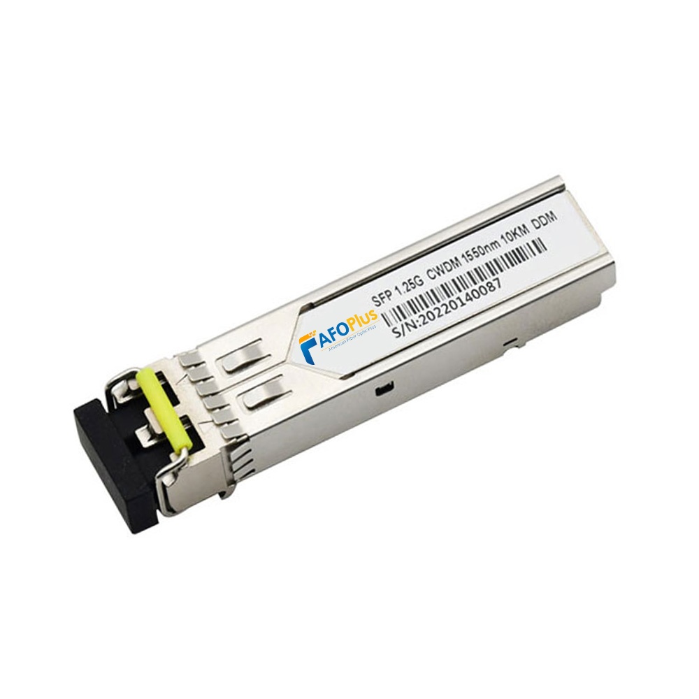 Fiber Optical Transceiver|Optical Module Cisco Compatible CWDM 1.25G SFP 1550nm 10km Duplex LC/UPC Single Mode