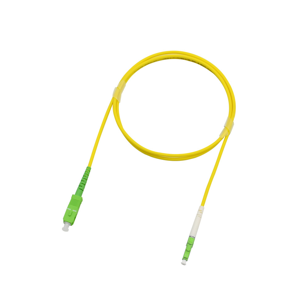 Fiber Optic Patch Cable|Fiber Optic Patchcord LC/APC-SC/APC Single Mode OS2 Corning Ultra Simplex 2.0mm OFNR Riser 1m(3ft)