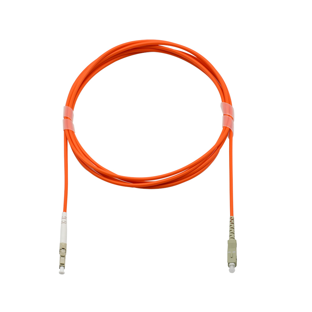 Fiber Optic Patch Cable|Fiber Optic Patchcord LC/PC-SC/PC Multimode OM1 62.5/125um Simplex 2.0mm OFNP Plenum 1m(3ft)